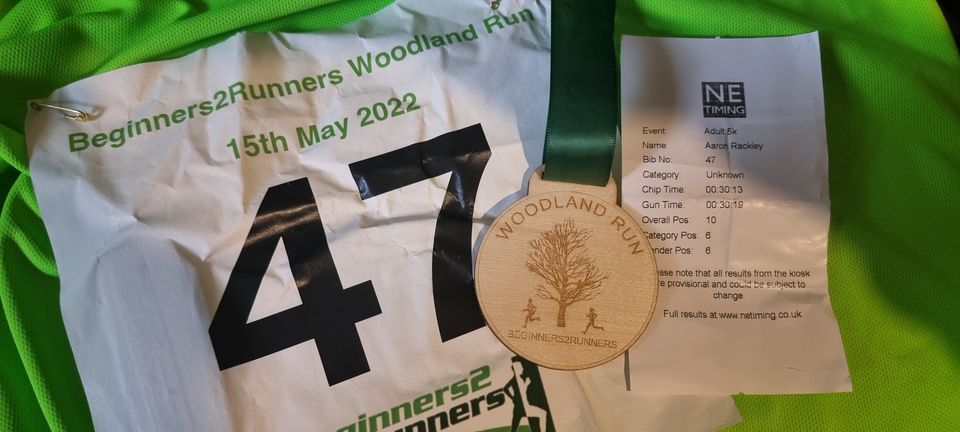 My first Woodland 5k run